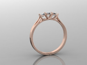 engagement ring 3D Model