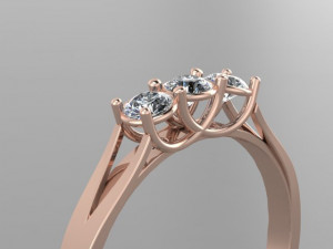 engagement ring 3D Модель