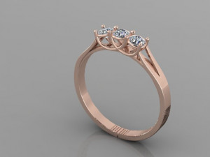 engagement ring 3D Модель