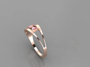 quite engagement ring 3D Model