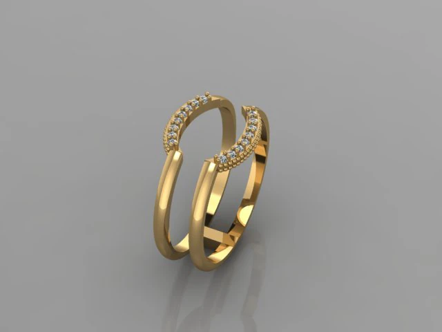 semicircular ring 3D Model .c4d .max .obj .3ds .fbx .stl .blend 