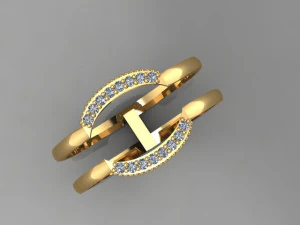 semicircular ring 3D Model
