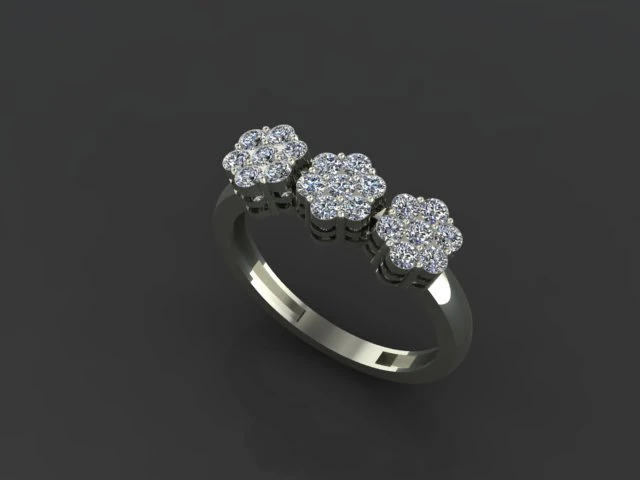anello di fiori Modello 3D .c4d .max .obj .3ds .fbx .stl .blend