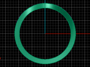 silver ring 3D Модель