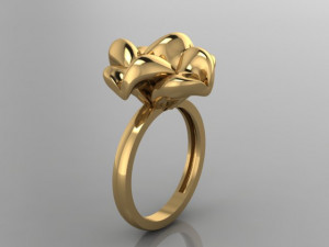 flower ring 3D Model