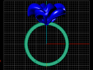 flower ring 3D Model