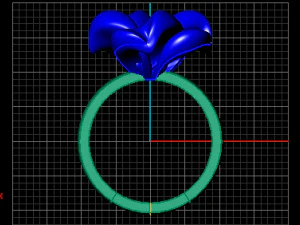 flower ring 3D Model