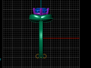 solitaire ring Model 3D