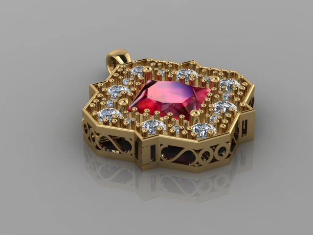 pendant 3D Model .c4d .max .obj .3ds .fbx .stl .blend 