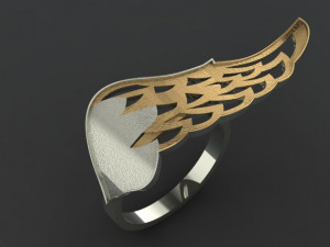 wings ring 3D Model