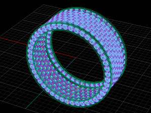 diamond ring Model 3D