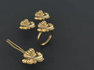 flower set 3D Model