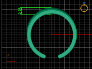 double ring 3D Print Model