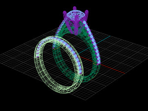 twinges ring 3D Модель