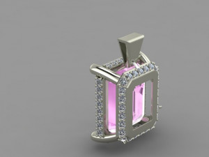 Diamond pendant 3D Model