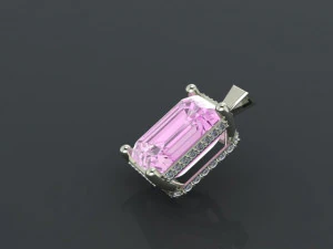 Diamond pendant 3D Model