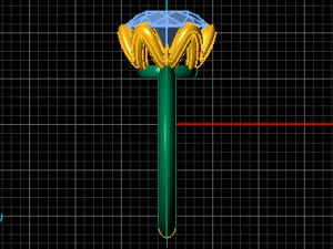 solitaire ring 3D Model