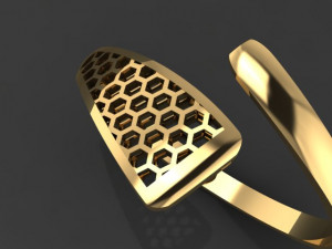 gold ring Modelo 3D