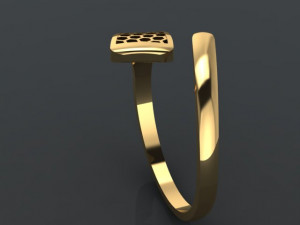 gold ring Modelo 3D