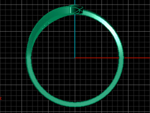 gold ring Modelo 3D