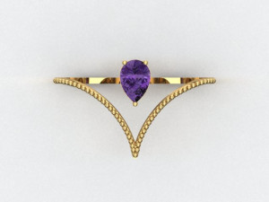 pear ring 3D Model