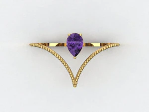 anello di pera Modello 3D