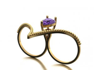 anello di pera Modello 3D