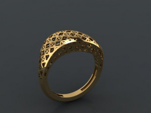 gold ring 3D मॉडल
