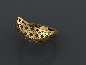 gold ring 3D Model
