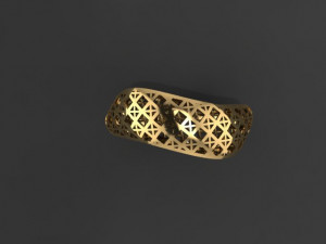gold ring 3D Model
