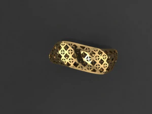 gold ring 3D Model
