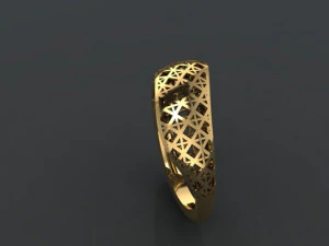 gold ring 3D Model