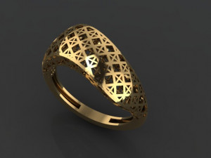 gold ring 3D Model