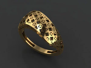 gold ring 3D Model