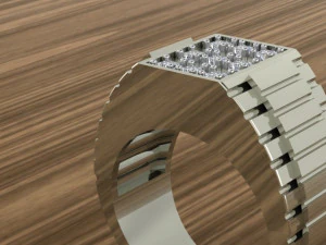 silver ring 3D Model