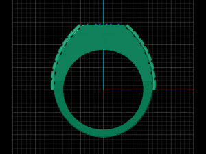 silver ring 3D Модель