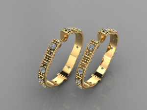earring Modello 3D