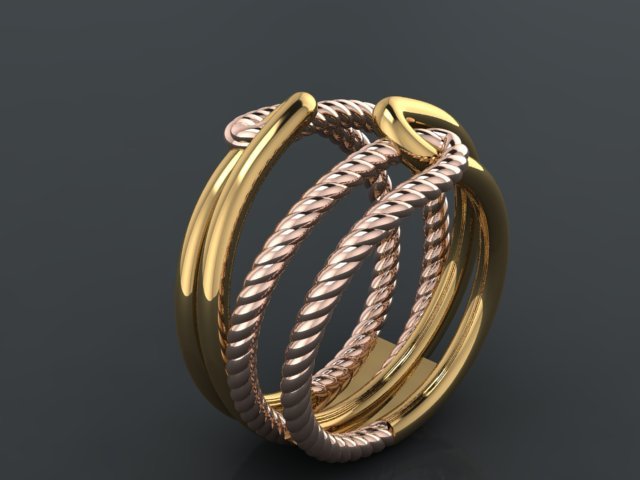 rope ring Model 3D .c4d .max .obj .3ds .fbx .stl .blend 