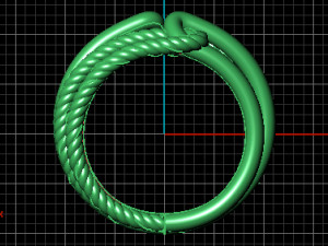 rope ring Model 3D