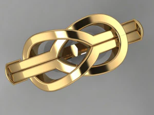 나비넥타이 반지 3D 모델