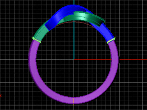 bowtie ring 3D Model