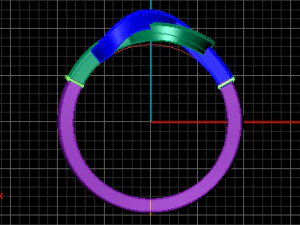 bowtie ring 3D Model