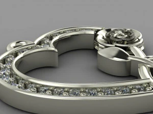 anklet jewelry rose 3D Model