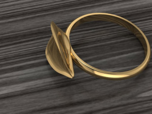 leaf ring 3Dモデル