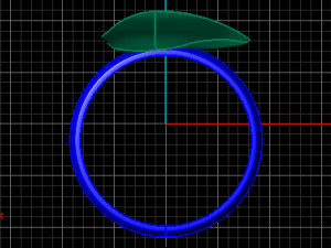 leaf ring 3Dモデル