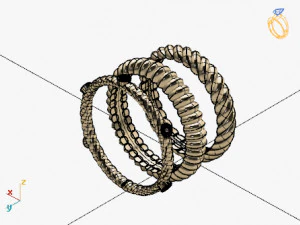 minimal rings 3D Model