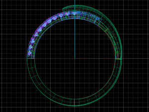 gold diamond ring 3D Model
