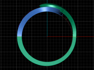 gold diamond ring 3D Model