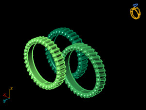 cylinder ring 3D 模型