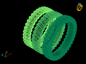 cylinder ring 3D 模型